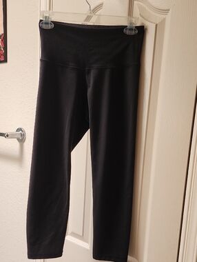 Old Navy Black High-Waist Track Joggers-Athletic Wear